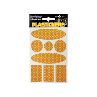 Immagine prodotto di Set di adesivi per plastica gialli 13 x 9,5 cm