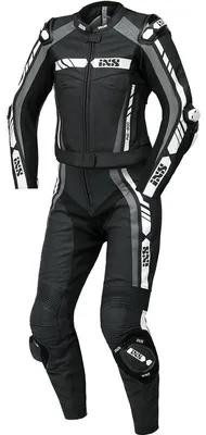 Produktbild von IXS RS-800 1.0 2-Teiler Damen Motorrad Lederkombi, schwarz/grau/weiß, 36