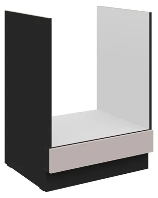 Image de Meuble de cuisine AGAFIJA - largeur 60 cm, cachemire / noir