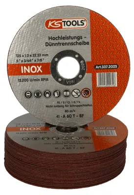 Produktbild von KS Tools Hochleistungs-Dünntrennscheibe, 25 Stück