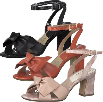 Produktbild von Tamaris Damen Sandaletten Sandalen Blockabsatz 1-28355-26, Größe:38 EU, Farbe:Rot