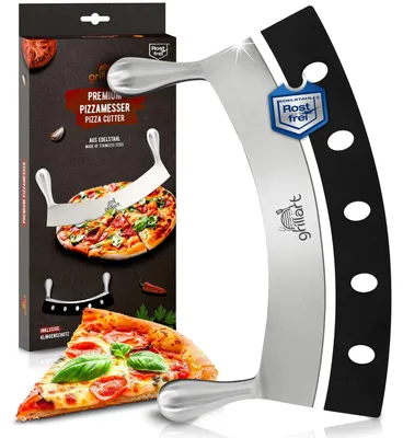 Obrázek produktu pro Prémiový nůž na pizzu s 30 cm čepelí a dvojitou rukojetí