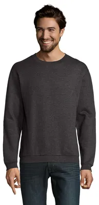 Produktbild von SOLS - "Spider" Sweatshirt Rundhalsausschnitt für Herren LT2221 (M) (Holzkohle meliert)