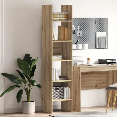 Image de Maison Exclusive - Étagère à livres, 5 niveaux, 40 x 35 x 180 cm, en panneaux de bois