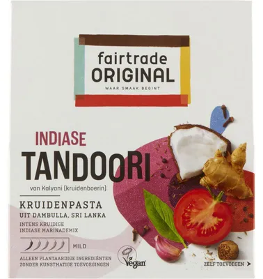 Produktbild von Fairtrade Original Tandoori Gewürzpaste 75 g – Authentische indische Marinade