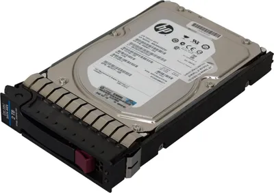 Image de Disque dur HPE - 3,5 pouces, interne - 2 To - SATA (SATA/300) - 7 200 tr/min