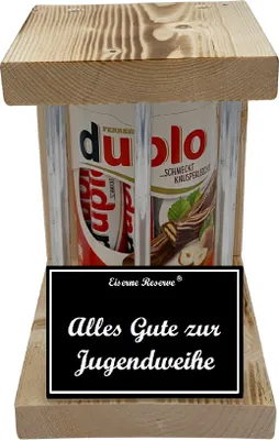 Produktbild von duplo Riegel - Notfall Reserve - Metallstäbe - Alles Gute zur Jugendweihe - Jugendweihe Geschenk