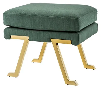 Produktbild von Casa Padrino Luxus Hotel Hocker 60 x 46 x H. 50 cm - Designer Sitzhocker