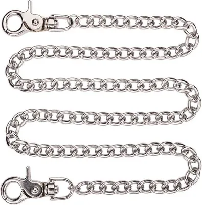 Immagine prodotto di Catena portacoltelli Jumbo, cromata, 2 moschettoni 94 cm