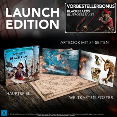 Produktbild von Ubisoft Assassin’s Creed IV Black Flag Resynced Launch Edition, Spiel