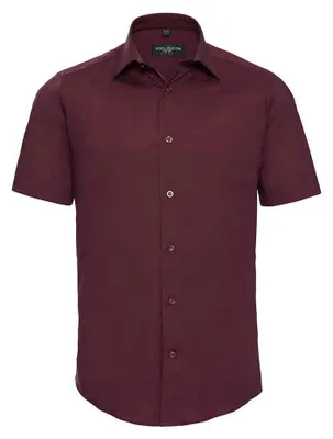 Produktbild von Russell Collection - Hemd für Herren FK2137 (3XL) (Portwein)
