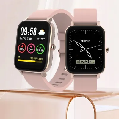 Produktbild von Smartwatch, Smart Watch Damen, 1.7" 240x280 px Fitness Tracker Uhren für Android IOS, IP68 Wasserdicht Pulsmesser Schrittzähler Rosagold