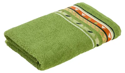 Zdjęcie produktu dla Ręcznik "Country" wykonany w 100% z bawełny, wymiar 50 x 100 cm, kolor: perydot