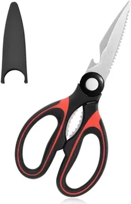 Produktbild von Multifunktionale Küchenmesser aus Edelstahl für kulinarische Zwecke mit Flaschenöffner