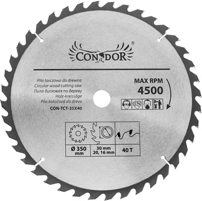 Produktbild von CONDOR WIDIA KREISSÄGEBLATT 350 x 30 x 40 ZÄHNE
