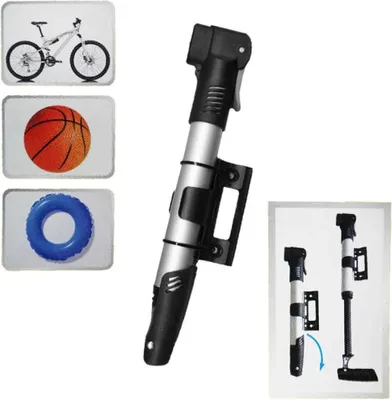 Immagine prodotto di Pompa per bicicletta Pompa a mano Pompa per aria Pompa per telaio 27,5 cm
