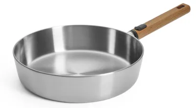 Produktbild von Woll – Logic Steel Hochrandpfanne Ø 28 cm, 7 cm hoch – Edelstahlpfanne Induktion
