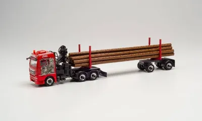 Produktbild von Herpa LKW MAN TG-X XLX Langholztransporter-SZ Wurm Holztransporte 314008