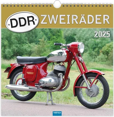 Produktbild von Trötsch Technikkalender DDR-Zweiräder 2025