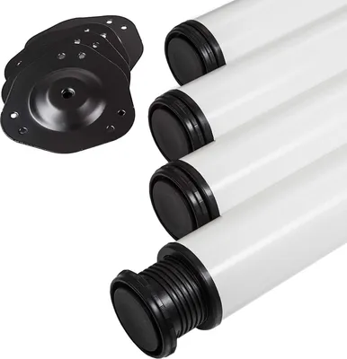Produktbild von 4er Set Tischbein 60 x 710 mm weiß