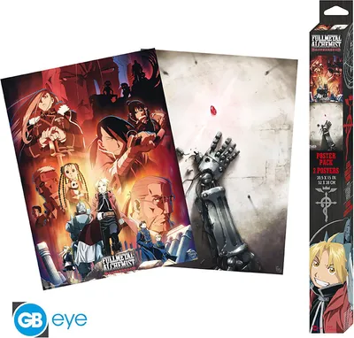 Produktbild von FULLMETAL ALCHEMIST - Set 2 Posters Chibi 52x38 - Series 1