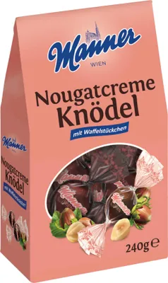 Produktbild von Manner Nougatcremeknödel - 240g
