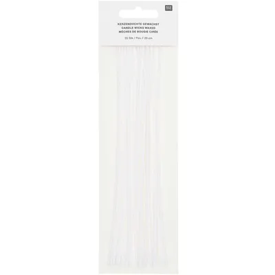 Produktbild von 20 Dochte für Wachskerze 20 cm