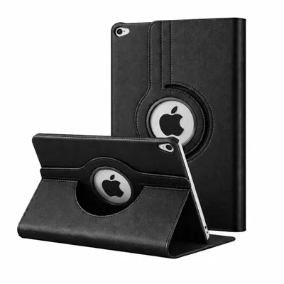 Produktbild von 360° Schutzhülle für Apple iPad Pro 12.9 Zoll (2017) 2. Generation / Apple iPad Pro 12.9" (2015) 1. Generation Tasche Hülle Drehbar Stand - SCHWARZ
