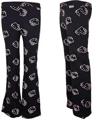 Produktbild von Hello Kitty Mädchen Leggings Schlaghose Hose Gr. 134 bis 170 – Mehrfarbig / 158