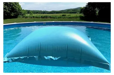 Produktbild von Frostschutz-Winterkissen: 2er-Set aufblasbare Luftkissen mit Ösen für Poolabdeckungen