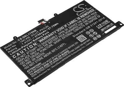 Produktbild von TECHTEK Laptop Akkus Kompatibel mit [Dell] Latitude 5175, Latitude 5179 Ersetzt 1MCXM, für G3JJT, für PKG3N