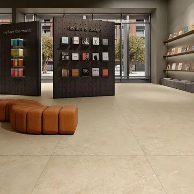 Zdjęcie produktu dla CASA39 Płytki imitujące kamień, beżowe, 120 x 120 cm, Margres Pure Stone