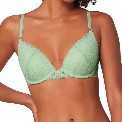Produktbild von Triumph Aura Spotlight T WHU, Farbe: Silky Green RQ/7786, Größe: 80A Bügel-BH mit Halbschale und Push-up