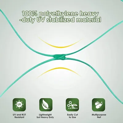 Obrázek produktu pro Zelená síť proti ptákům, rozměry 4 m x 10 m, 3 kusy, ochrana pro zahradu a rostliny