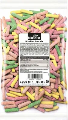Produktbild von Hitschies Sour Mix Kaubonbons mit prickelndem Fruchtgeschmack 1000g