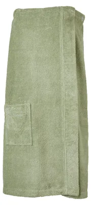 Produktbild von SCHIESSER Saunakilt Turin Damen | Einfarbig | 100% Baumwolle | Flauschig & Saugstark | 36-44 | Grün
