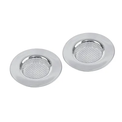 Immagine prodotto di Set di due filtri per lavello in acciaio inox da 3,8 e 7,5 cm