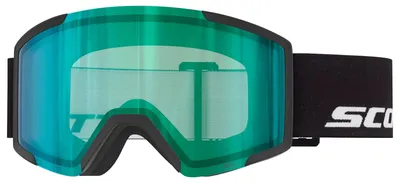 Produktbild von Scott Unisex Skibrille Shield, Amplifier, NoFog, Zylindrisch, Schwarz, AMP Auroragrün Chrome S1