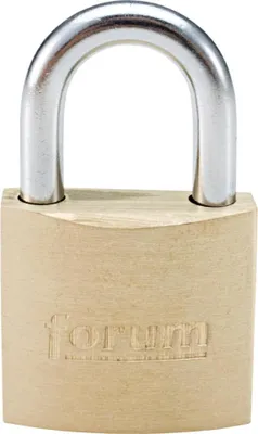 Obrázok produktu pre Mosadzný visiaci zámok Forum 40 mm , 4317784884822