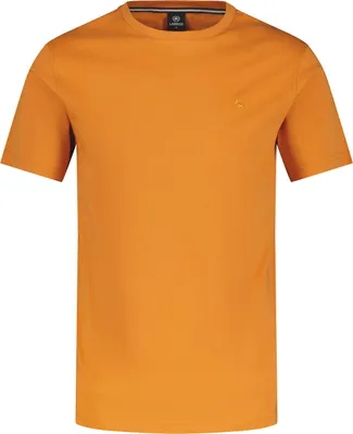 Produktbild von LERROS Kurzarm T-Shirt mit O-Ausschnitt und Logostickerei, gerader Schnitt