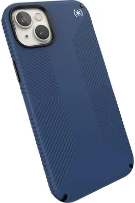 Produktbild von MagSafe Hülle für Apple iPhone 15 Plus/14 Plus - Speck Presidio2 Grip Back Cover - Blau