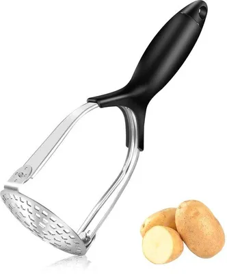 Productafbeelding van Aardappelstamper - Roestvrij staal - Ergonomisch ontwerp