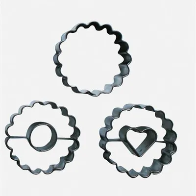 Image de Emporte-pièce KOLEČKO dentelé Set de 3 pièces