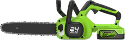 Produktbild von Greenworks Tools 24V Akku Kettensäge, Bürsenloser Motor, GD24CS30K4 inkl. 4Ah Akku und Ladegerät