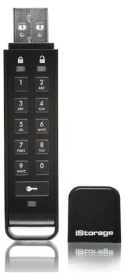 Produktbild von iStorage datAshur Personal2 USB3 64GB, 64 GB, USB Typ-A, 3.2 Gen 1 (3.1 Gen 1), 170 MB/s, Schutzhülle, Schwarz