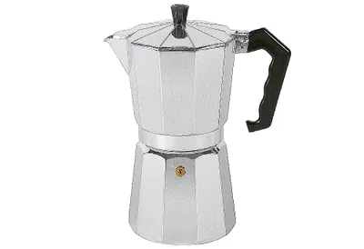 Produktbild von Karl Krüger Espressokocher 9 Tassen 22cm Ø10cm, Aluminium, Aluminium