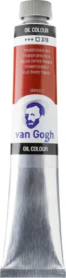 Produktbild von Van Gogh Ölfarbe Tube 60 ml Transparentoxidrot 378