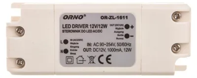 Obrázek produktu pro Napájecí zdroj pro LED 12VDC 12W, IP20