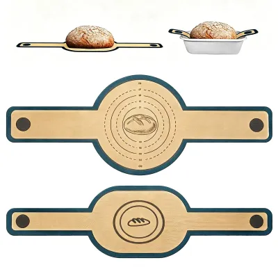 2er-Pack Silikon-Backmatte für Brot, 56 cm, hitzebeständig