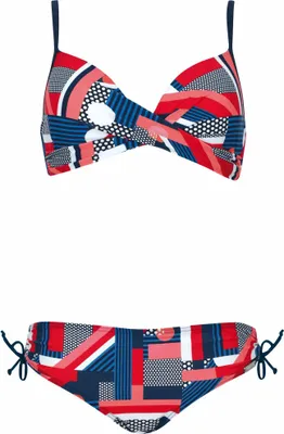 Produktbild von SUNMARIN Damen Bikini - blau/rot blau/rot 42C